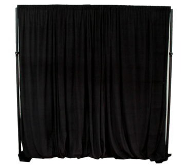 2.4m x 2.4m Velveteen Drapes, stage drape / backdrop