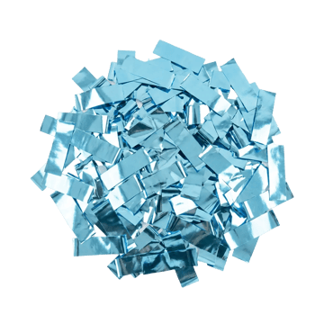 Metallic Confetti - Light Blue, confetti / streamer effect