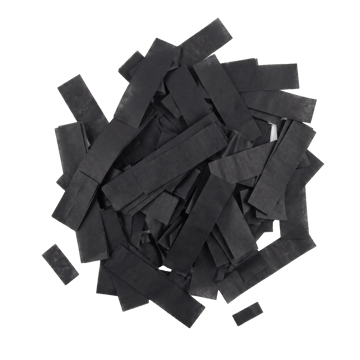 Paper Confetti - Black, confetti / streamer effect