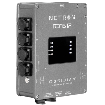 Obsidian Control Netron RDM6 IP, DMX / data distribution device
