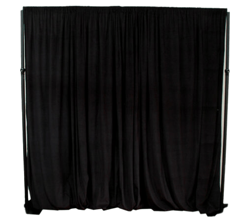 5m x 6m Velveteen Drapes, stage drape / backdrop