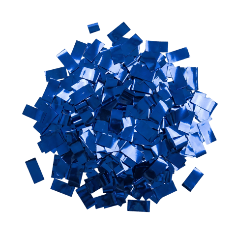Metallic Confetti - Dark Blue, confetti / streamer effect