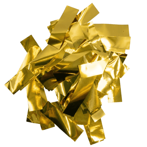 Metallic Confetti - Gold, confetti / streamer effect