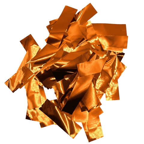 Metallic Confetti - Orange, confetti / streamer effect