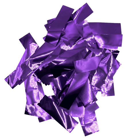 Metallic Confetti - Purple, confetti / streamer effect