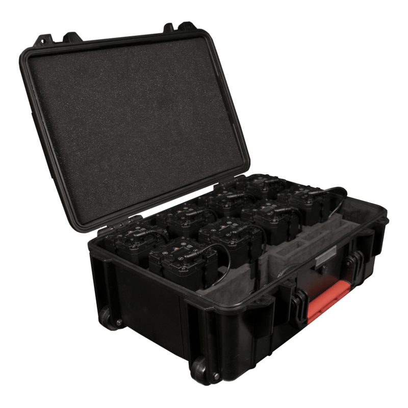 Astera Pixel Brick 8-Way Kit, IP-rated wireless battery LED fixture