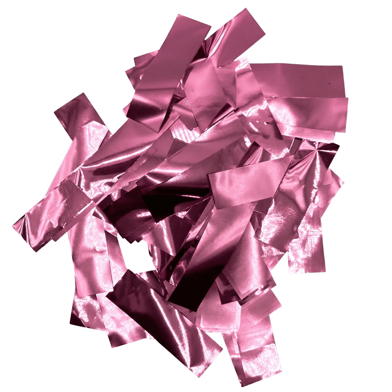 Metallic Confetti - Pink, confetti / streamer effect