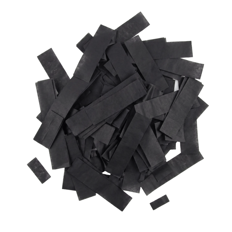 Paper Confetti - Black, confetti / streamer effect